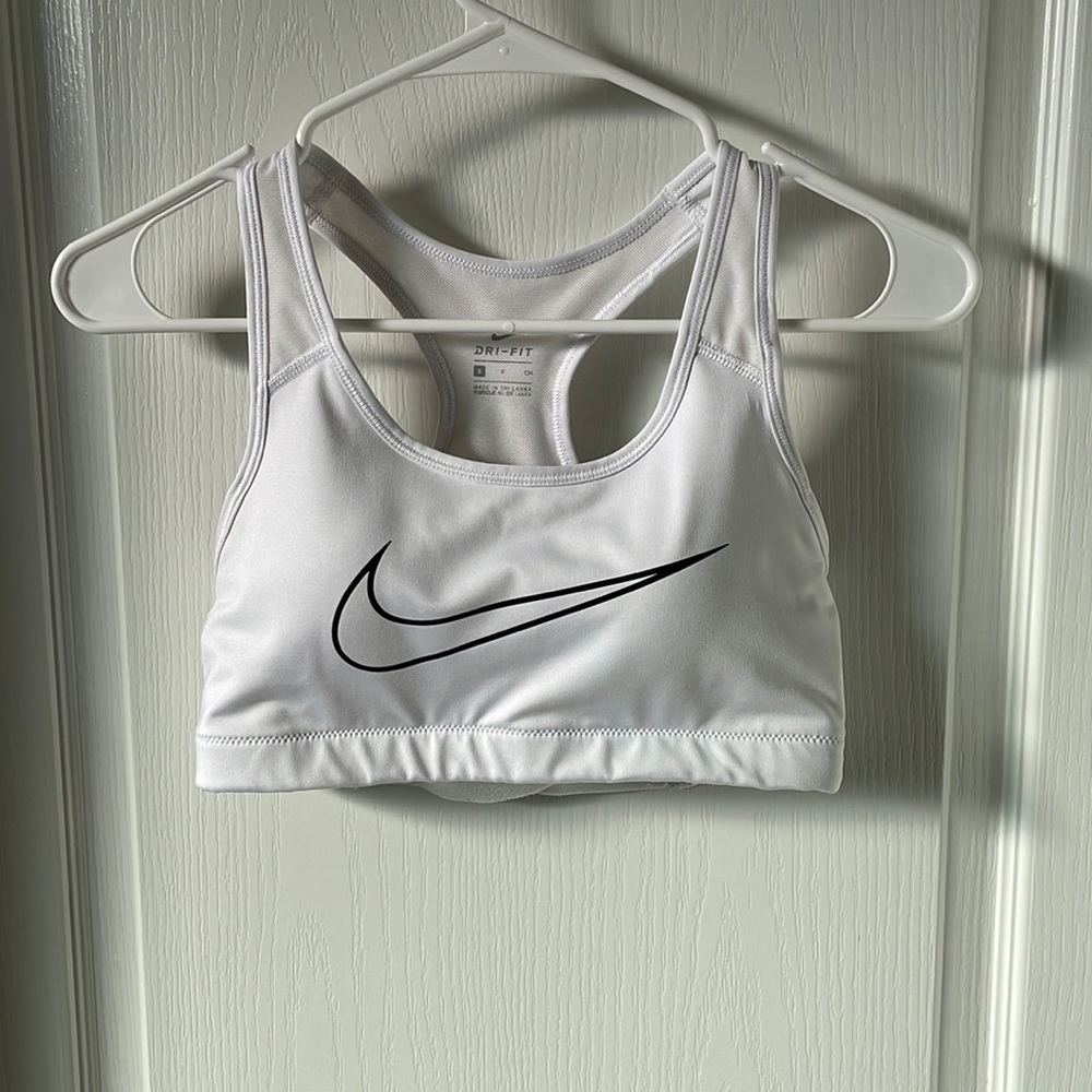 Nike Sports Bra, S, White